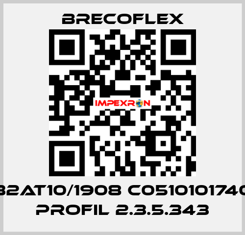 32AT10/1908 C0510101740 Profil 2.3.5.343 Brecoflex