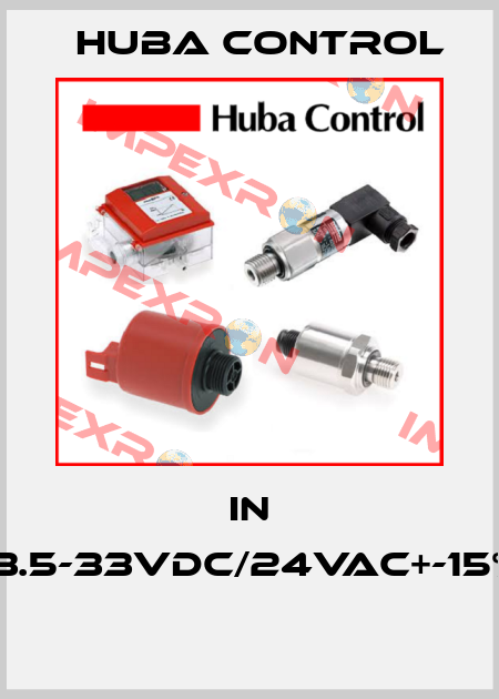 IN 13.5-33VDC/24VAC+-15%  Huba Control