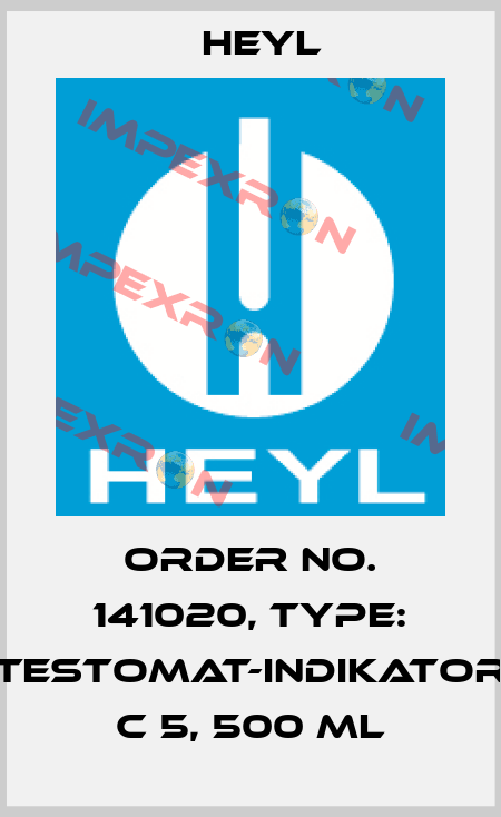 Order No. 141020, Type: Testomat-Indikator C 5, 500 ml Heyl