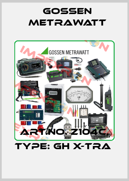 Art.No. Z104C, Type: GH X-TRA  Gossen Metrawatt