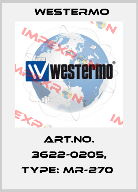 Art.No. 3622-0205, Type: MR-270  Westermo