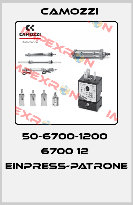 50-6700-1200  6700 12  EINPRESS-PATRONE  Camozzi