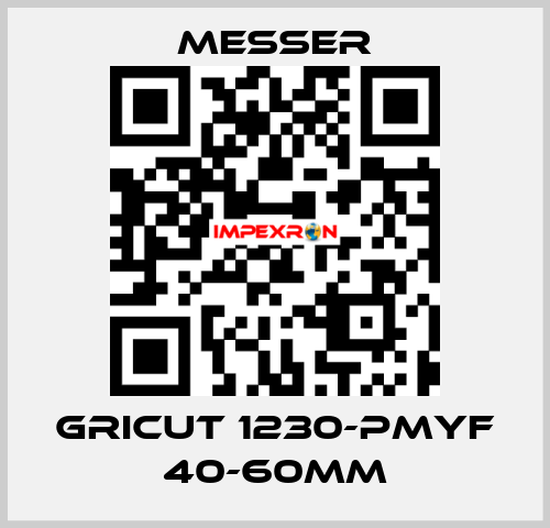 Gricut 1230-PMYF 40-60mm Messer