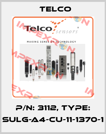 P/N: 3112, Type: SULG-A4-CU-11-1370-1 Telco