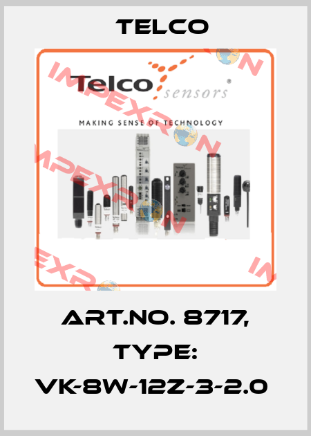 Art.No. 8717, Type: VK-8W-12Z-3-2.0  Telco