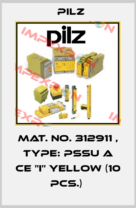 Mat. No. 312911 , Type: PSSu A CE "I" yellow (10 pcs.)  Pilz