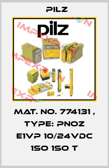 Mat. No. 774131 , Type: PNOZ e1vp 10/24VDC 1so 1so t Pilz