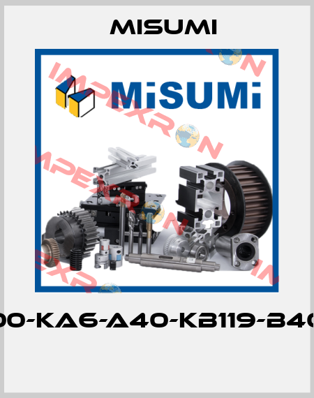 SFMKR30-600-KA6-A40-KB119-B40-KC384-C55  Misumi