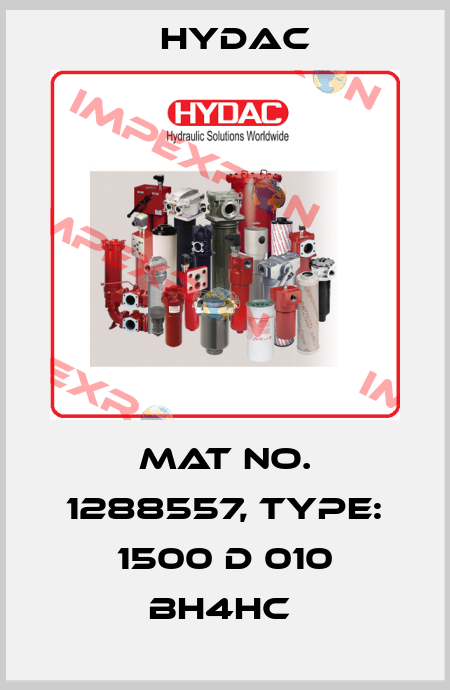 Mat No. 1288557, Type: 1500 D 010 BH4HC  Hydac