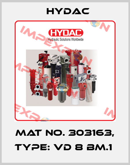 Mat No. 303163, Type: VD 8 BM.1  Hydac