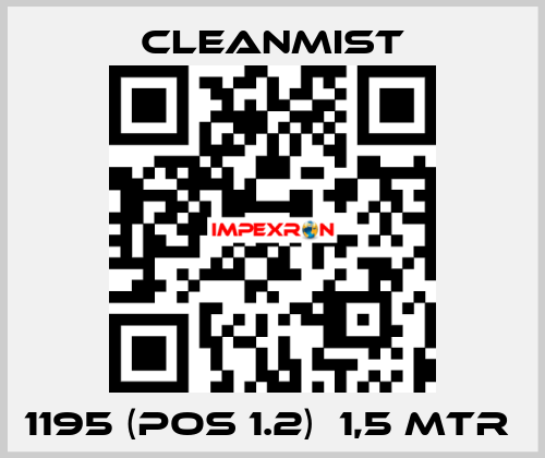 1195 (pos 1.2)  1,5 mtr  CleanMist