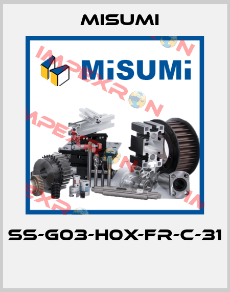 SS-G03-H0X-FR-C-31  Misumi