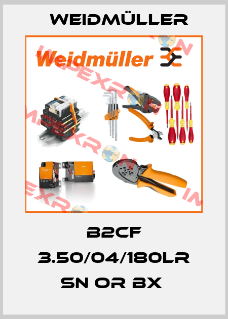 B2CF 3.50/04/180LR SN OR BX  Weidmüller