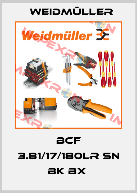 BCF 3.81/17/180LR SN BK BX  Weidmüller