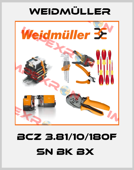 BCZ 3.81/10/180F SN BK BX  Weidmüller