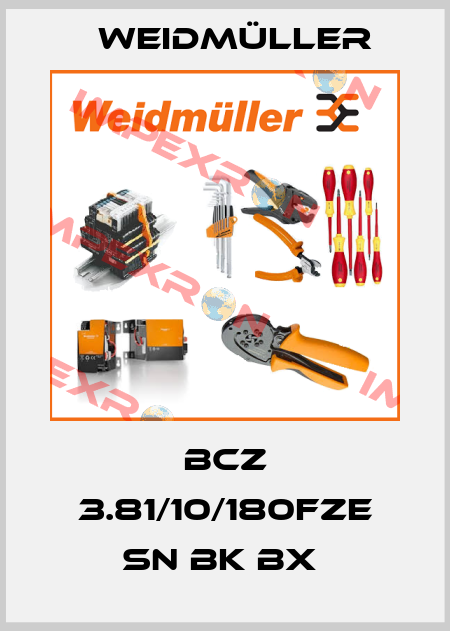 BCZ 3.81/10/180FZE SN BK BX  Weidmüller