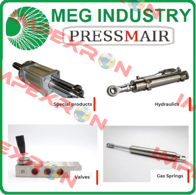  seals kit for hydraulic rotating cylinder LP 4537 170  Meg Industry (Pressmair)