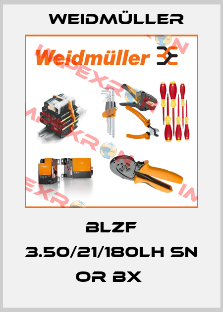 BLZF 3.50/21/180LH SN OR BX  Weidmüller