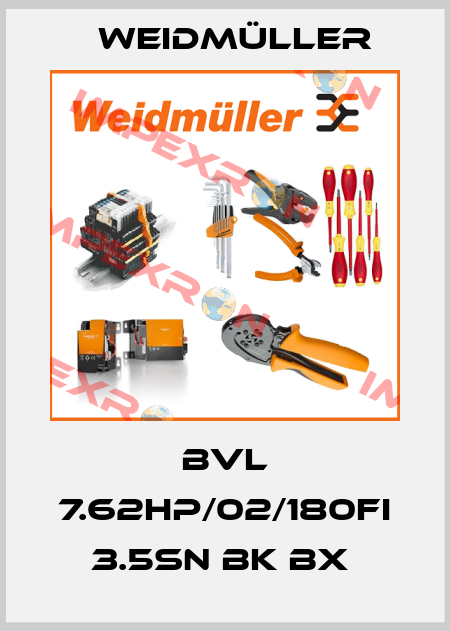 BVL 7.62HP/02/180FI 3.5SN BK BX  Weidmüller