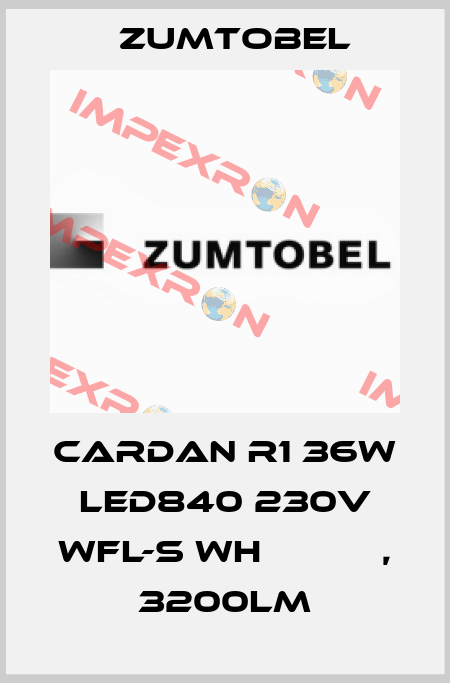 CARDAN R1 36W LED840 230V WFL-S WHС ЕПРА, 3200LM Zumtobel