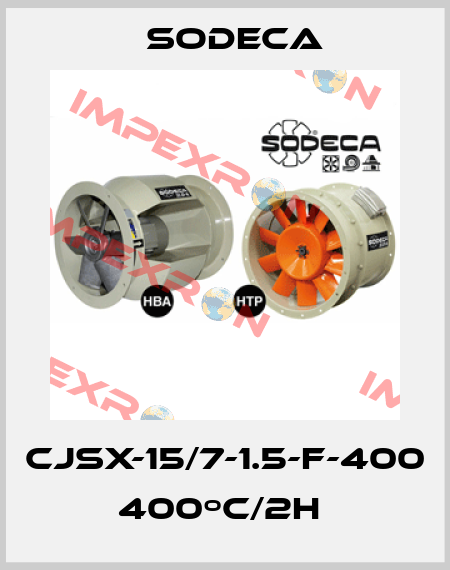 CJSX-15/7-1.5-F-400  400ºC/2H  Sodeca