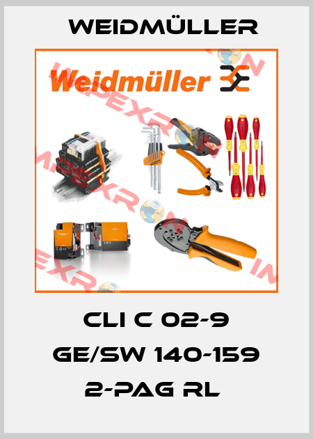 CLI C 02-9 GE/SW 140-159 2-PAG RL  Weidmüller