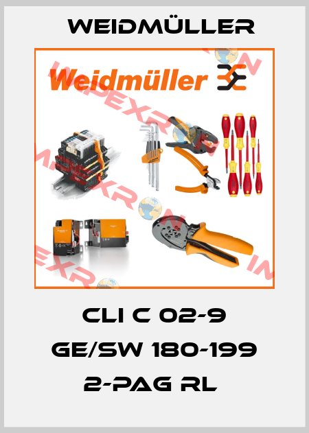 CLI C 02-9 GE/SW 180-199 2-PAG RL  Weidmüller