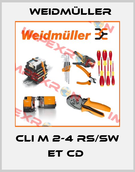 CLI M 2-4 RS/SW ET CD  Weidmüller