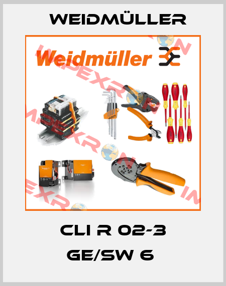 CLI R 02-3 GE/SW 6  Weidmüller