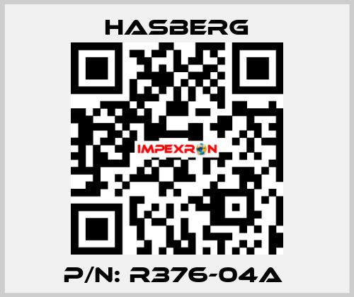 P/N: R376-04A  Hasberg
