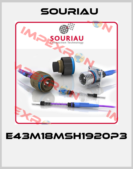 E43M18MSH1920P3  Souriau