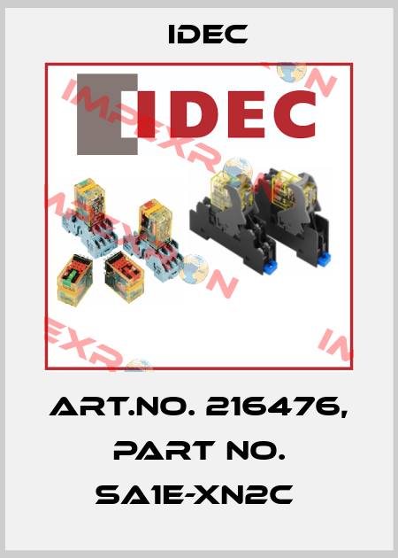 Art.No. 216476, Part No. SA1E-XN2C  Idec