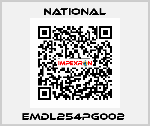 EMDL254PG002  National