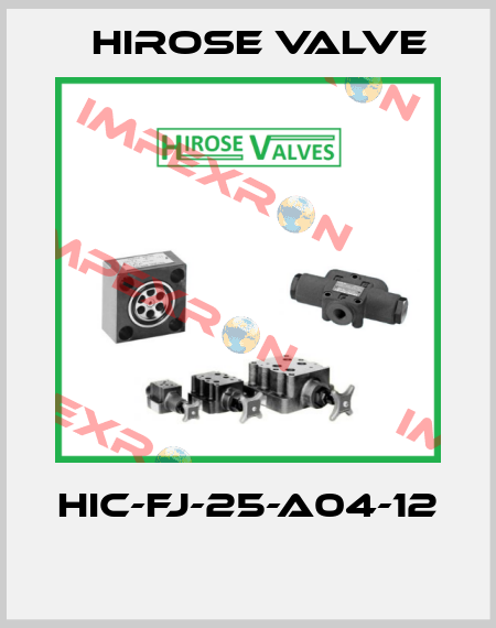 HIC-FJ-25-A04-12  Hirose Valve
