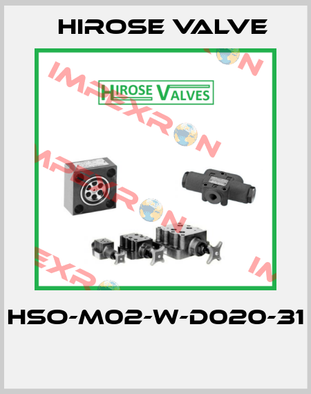 HSO-M02-W-D020-31  Hirose Valve