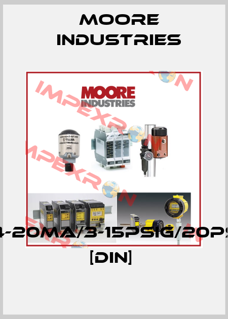 IPT2/4-20MA/3-15PSIG/20PSI/-FA1 [DIN]  Moore Industries