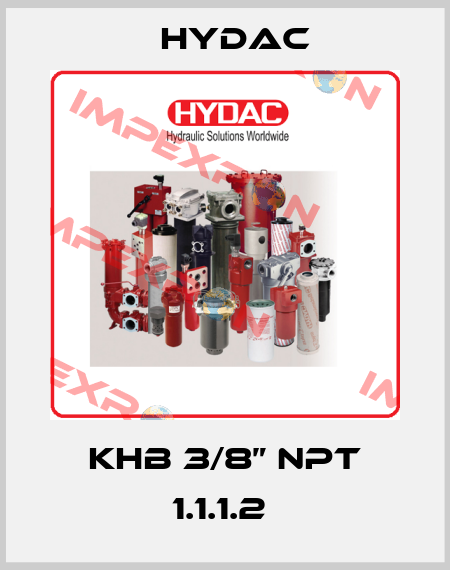 KHB 3/8” NPT 1.1.1.2  Hydac