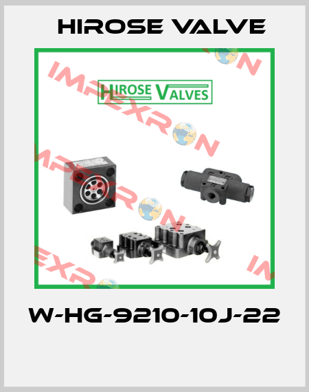 W-HG-9210-10J-22  Hirose Valve