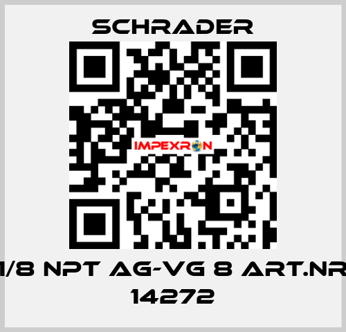 1/8 NPT AG-VG 8 Art.Nr 14272 Schrader