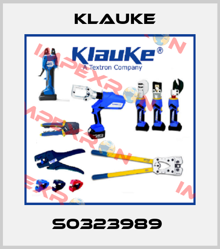 S0323989  Klauke