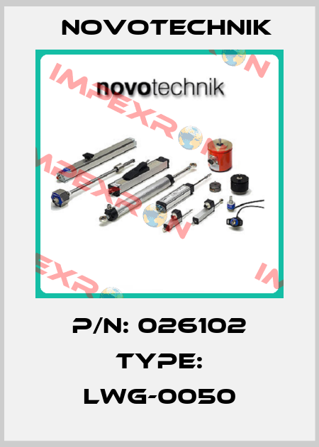 P/N: 026102 Type: LWG-0050 Novotechnik