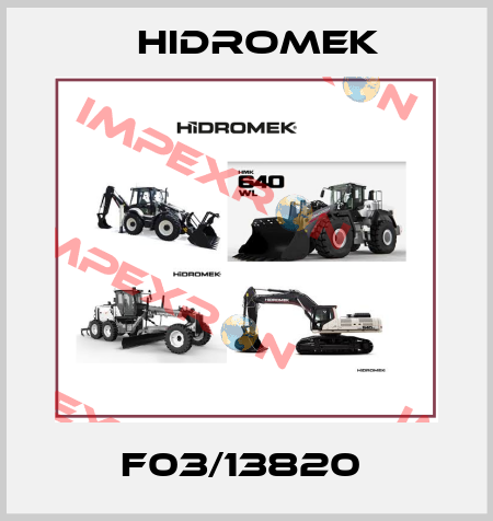 F03/13820  Hidromek