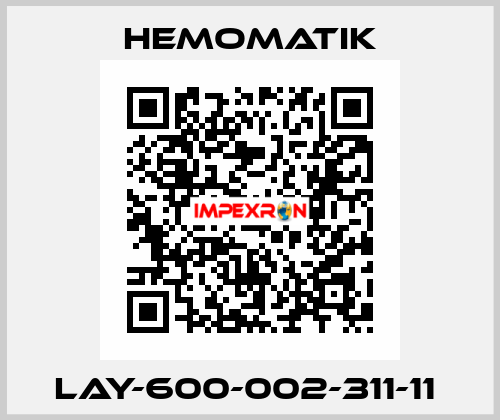  LAY-600-002-311-11  Hemomatik