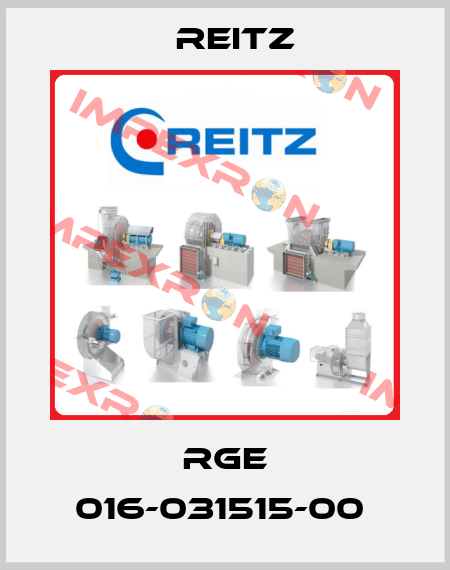 RGE 016-031515-00  Reitz