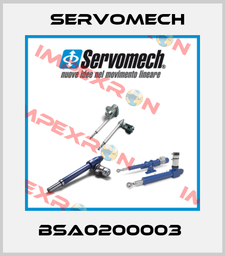 BSA0200003  Servomech
