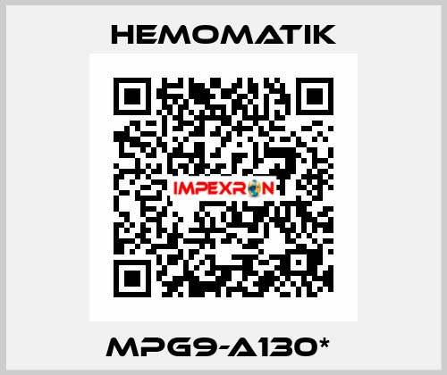 MPG9-A130*  Hemomatik