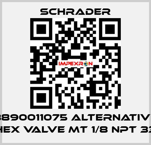 3890011075 alternative HEX VALVE MT 1/8 NPT 33 Schrader