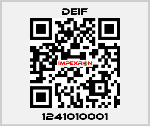 1241010001 Deif