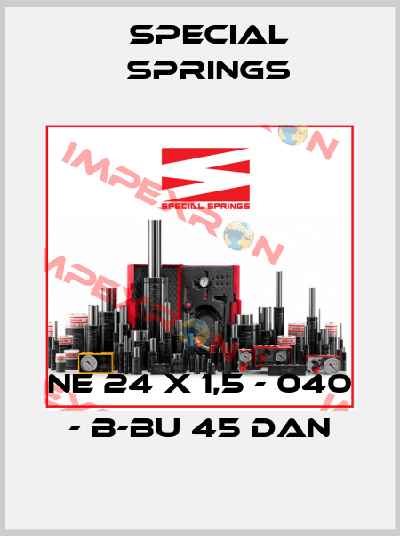 NE 24 x 1,5 - 040 - B-BU 45 daN Special Springs