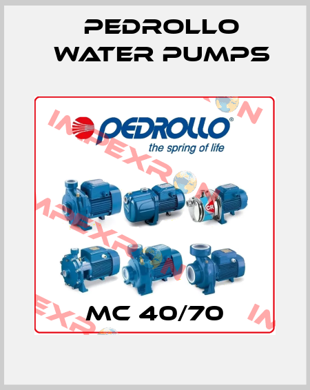 MC 40/70 Pedrollo Water Pumps